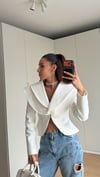 BEYAZ BIANCA SCULPT BLAZER 