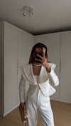 BEYAZ BIANCA SCULPT BLAZER 