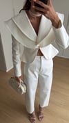 BEYAZ BIANCA SCULPT BLAZER 