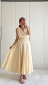 Beyaz Helen Astarlı Elbise 