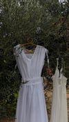 Beyaz Helen Astarlı Elbise