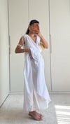 Beyaz Helen Astarlı Elbise