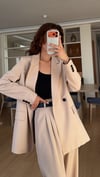 CAPPUCCINO PİLE DETAY  PALAZZO TAKIM ELBİSE2