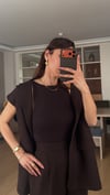 Dildin Halter Yaka Crop Kahve 