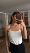 Dilvin İp Askılı Atlet Beyaz 