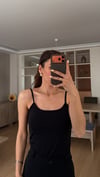 Dilvin İp Askılı Atlet Siyah 