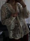 Ekru Dantel Romantik  Gömlek
