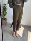 HAKİ Pile Detay Havuç Pantolon 