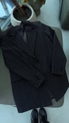 Kahve Ekose Desen  Blazer Ceket 