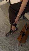 KAHVE MODAL KUMAŞ PAÇA ÇITÇITLI TAKIM 