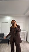 Kahve Premium Kalite Ceket Takım Elbise 