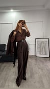 Kahve Premium Kalite Ceket Takım Elbise 