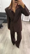 Kahve Premium Kalite Ceket Takım Elbise 