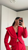 KIRMIZI BIANCA SCULPT BLAZER 
