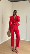 KIRMIZI BIANCA SCULPT BLAZER 