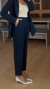 Lacivert Ekose Premium  Pantolon Ceket Takım 