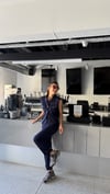 LACİVERT MODAL KUMAŞ PAÇA ÇITÇITLI TAKIM 