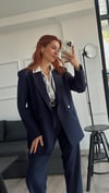 LACİVERT PANTOLON ASTARLI CEKET TAKIM ELBİSE