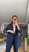 LACİVERT TENSEL KUMAŞ ASTARLI CEKET TAKIM ELBİSE