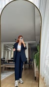 LACİVERT TENSEL KUMAŞ ASTARLI CEKET TAKIM ELBİSE