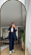 LACİVERT TENSEL KUMAŞ ASTARLI CEKET TAKIM ELBİSE
