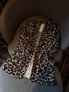 Leopar Desen Kol Büzgü Blazer