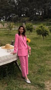 PEMBE  HAVUÇ PANTOLON CEKET TAKIM ELBİSE