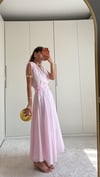 Pembe   Helen Astarlı Elbise