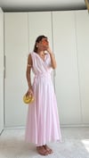 Pembe   Helen Astarlı Elbise