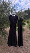 Siyah  Helen Astarlı Elbise