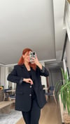 SİYAH TENSEL KUMAŞ ASTARLI CEKET TAKIM ELBİSE
