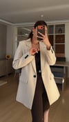 Taş Tek Düğme Astarlı Blazer