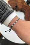 Dogal Taşlı Ayarlanabilir Unisex Bileklik