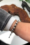 Dogal Taşlı Ayarlanabilir Unisex Bileklik