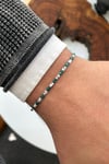 Dogal Taşlı Ayarlanabilir Unisex Bileklik