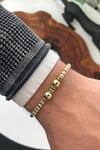 Dogal Taşlı Ayarlanabilir Unisex Bileklik