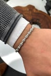 Dogal Taşlı Ayarlanabilir Unisex Bileklik