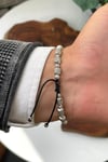 Dogal Taşlı Ayarlanabilir Unisex Bileklik