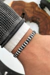 Dogal Taşlı Ayarlanabilir Unisex Bileklik