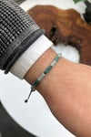 Dogal Taşlı Ayarlanabilir Unisex Bileklik