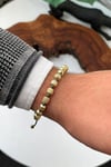 Dogal Taşlı Ayarlanabilir Unisex Bileklik