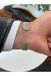 Kartal Figürlü Eskitme-gümüş Renkli Erkek Bileklik