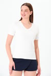  Sortie Collection218 - Modal  V  Yaka Tshirt Ekru