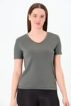  Sortie Collection218 - Modal  V  Yaka Tshirt Haki