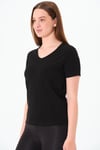  Sortie Collection218 - Modal  V  Yaka Tshirt Siyah