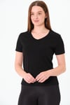  Sortie Collection218 - Modal  V  Yaka Tshirt Siyah