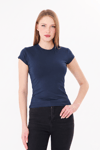  Sortie Collection634 - B.Yaka Fitt T-Shirt İndigo