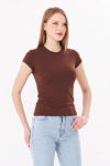  Sortie Collection634 - B.Yaka Fitt T-Shirt Kahverengi