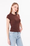  Sortie Collection634 - B.Yaka Fitt T-Shirt Kahverengi