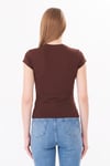  Sortie Collection634 - B.Yaka Fitt T-Shirt Kahverengi